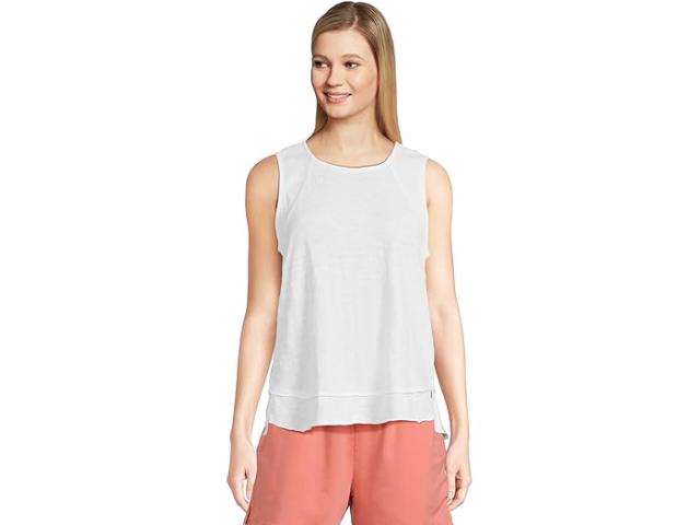 (取寄) モッドオードック レディース リブ インセット フラウィー タンク Mod-o-doc women Rib Inset Flowy Tank White