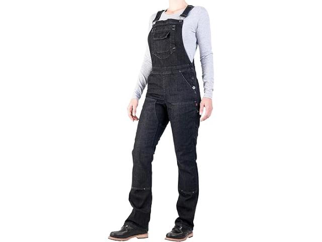 (取寄) ダブテイル ワークウェア レディース フレッシュリー オーバーオール Dovetail Workwear women Freshley Overalls Black Denim