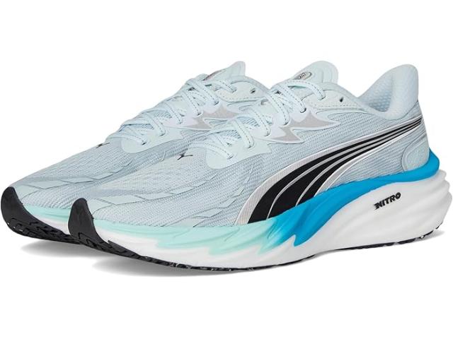 (取寄) プーマ メンズ ヴェロシティ ニトロ ランニング シューズ PUMA men Velocity Nitro Running Shoes Sea Glass/Speed Blue