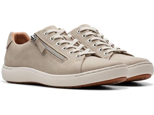 (取寄) クラークス レディース ナレ レース Clarks women Clarks Nalle Lace Stone Nubuck