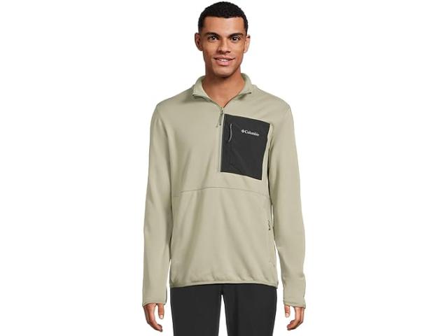 (取寄) コロンビア メンズ ハイク ハーフ ジップ リ Columbia men Hike Half Zip II Safari/Safari/Black