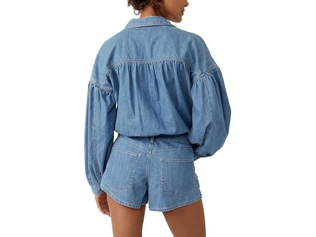 (取寄) フリーピープル レディース ゾディアック シャンブレー ワン ピース Free People women Free People Zodiac Chambray One Piece Moon Blueの通販は