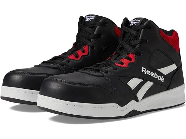 (取寄) リーボック ワーク メンズ BB4500 ワーク ハイ トップ スニーカー Reebok Work men Reebok Work BB4500 Work High Top Sneaker Black/Redの通販は