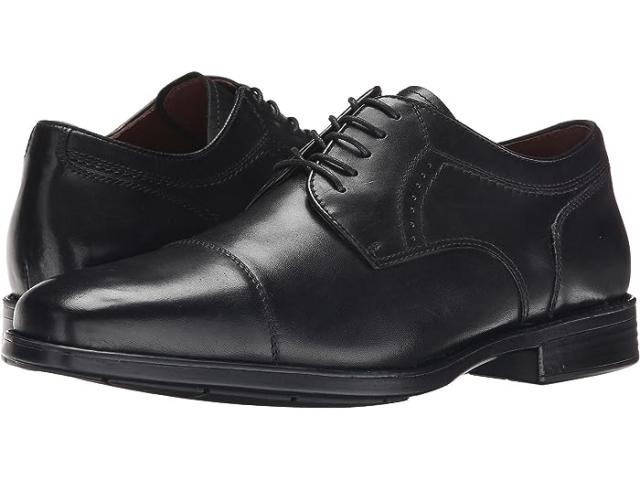 (取寄) ジョンストン&マーフィー メンズ ウォータープルーフ XC4 ブランニング キャップ ドレス キャップ トゥ オックスフォード Johnston & Murphy men Johnston & Murphy Waterproof XC4 Branning Cap Dress Cap Toe Oxford Black Waterproof Calfskin