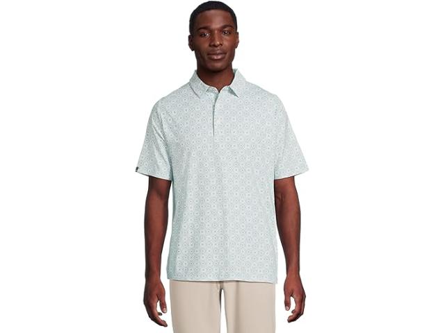 (取寄) キャロウェイ メンズ ゴルフ フーラード ポロ Callaway men Golf Foulard Polo Neptune Green