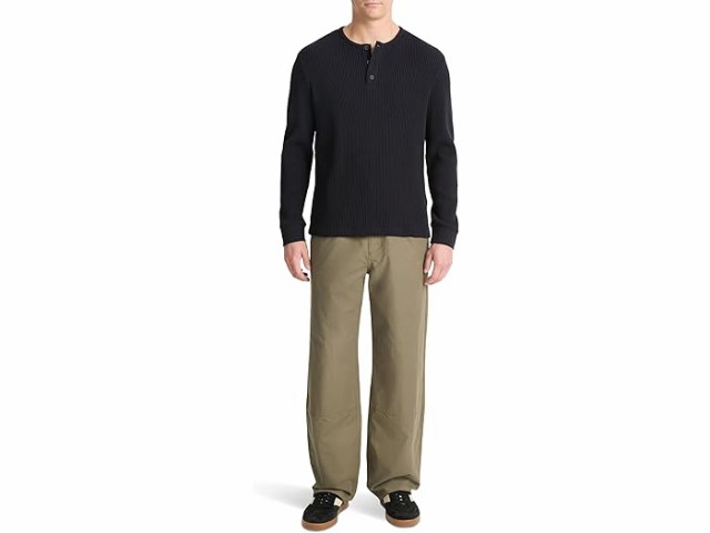 (取寄) ヴィンス メンズ チャンキー ワッフル ロング スリーブ ヘンリー Vince men Vince Chunky Waffle Long Sleeve Henley Coastalの通販は