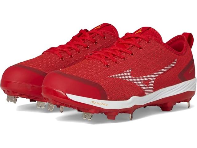 (取寄) ミズノ メンズ ドミナント 4 ベースボール クリーツ Mizuno men Dominant 4 Baseball Cleats Red/White