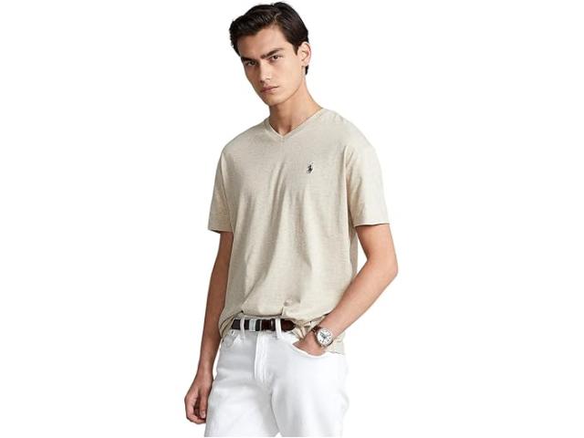 (取寄) ラルフローレン メンズ クラシック フィット V-ネック ティー Polo Ralph Lauren men Polo Ralph Lauren Classic Fit V-Neck Tee Expedition Dune Heatherの通販は
