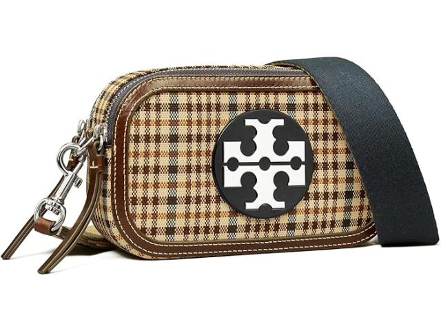 (取寄) トリーバーチ レディース ミラー プレイド ミニ クロスボディ バッグ Tory Burch women Miller Plaid Mini Crossbody Bag Multiの通販は