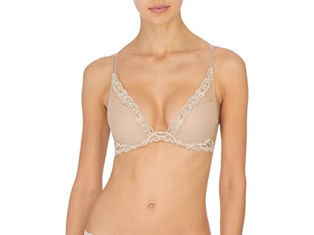(取寄) ナトリ レディース フェザーズ コンツアー バンジ ブラ 730023 Natori women  Feathers Contour Plunge Bra 730023 Cafe