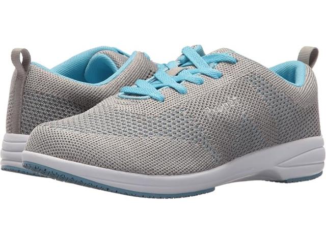 (取寄) プロペット レディース ウォッシャブル ウォーカー エボリューション Propet women Washable Walker Evolution Light Grey/Light Blue