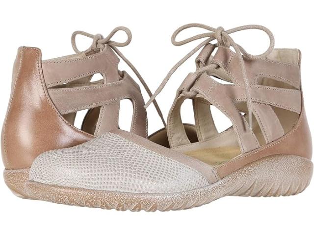 (取寄) ナオト レディース カタ Naot women Naot Kata Beige Lizard Leather/Khaki Beige Leather/Arizona Tan Leather