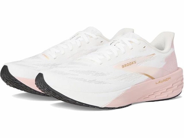 (取寄) ブルックス レディース ラウンチ 11 Brooks women Launch 11 White/Gold/Pinkの通販は
