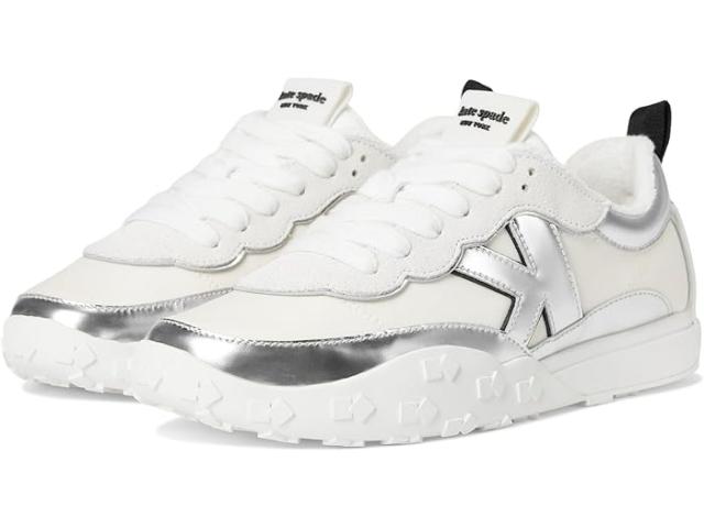(取寄) ケイトスペード レディース K アズ イン ケイト レース アップ スニーカー Kate Spade New York women K As In Kate Lace Up Sneakers Silver Multi