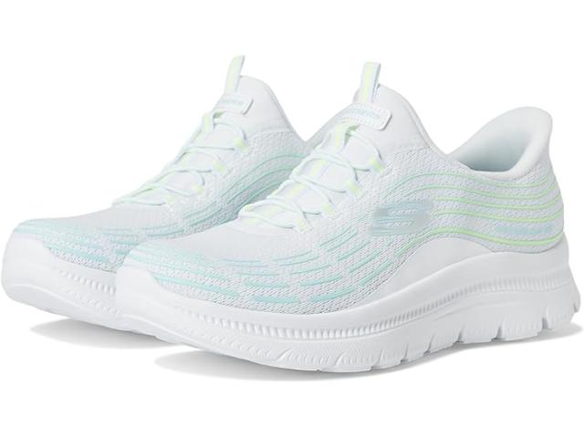 (取寄) スケッチャーズ レディース サミッツ プラス ハンズ フリー スリップ-インス SKECHERS women Summits Plus Hands Free Slip-INS White Multi