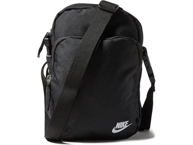 (取寄) ナイキ キッズ ヘリテージ クロスボディ バッグ Nike kids Heritage Crossbody Bag (4L) Black/Black/White