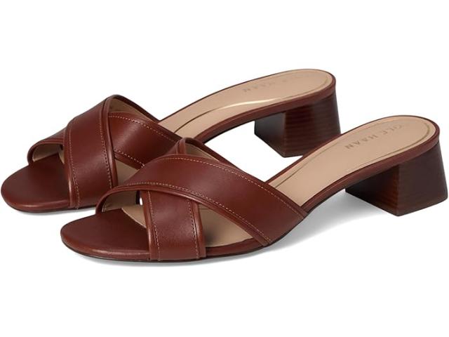 (取寄) コールハーン レディース ランドン サンダル 40mm Cole Haan women Landon Sandals 40mm Dark Cuoio Leather
