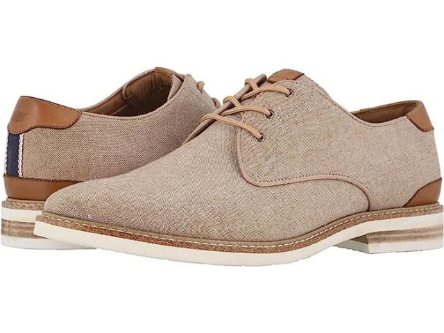 (取寄) フローシャイム メンズ ハイランド キャンバス プレーン トゥ オックスフォード Florsheim men Florsheim Highland Canvas Plain Toe Oxford Sand Canvas/White Sole