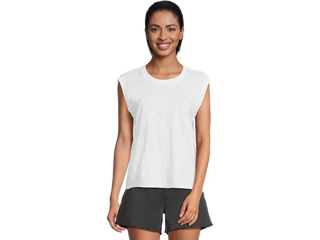 (取寄) モッドオードック レディース キャップ スリーブ クルー ティー Mod-o-doc women Cap Sleeve Crew Tee White