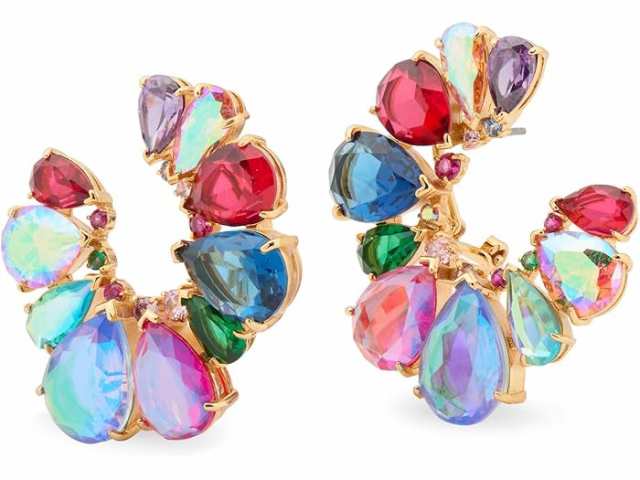 (取寄) ケイトスペード レディース シャイン ミー アップ ファン フープス Kate Spade New York women Shine Me Up Fan Hoops Multiの通販は