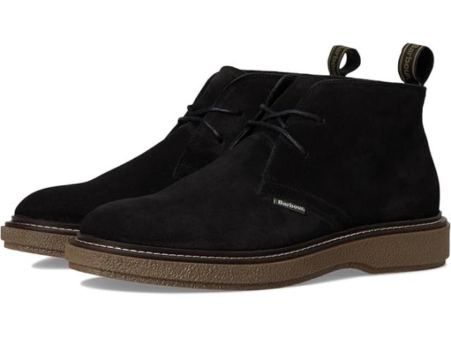 (取寄) バブアー メンズ ブレーン チャッカ ブーツ Barbour men Blaine Chukka Boots Black Suede