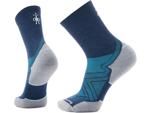 (取寄) スマートウール メンズ ラン ターゲッティド クッション ミッド クルー ソックス Smartwool men Run Targeted Cushion Mid Crew Socks Deep Navy