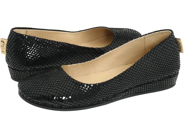 (取寄) フレンチ ソール レディース ゼッパ French Sole women French Sole Zeppa Black Snake Print Suede