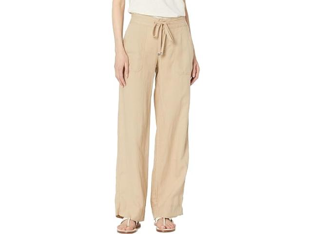 (取寄) ローレン ラルフローレン レディース リネン ワイド-レッグ パンツ LAUREN Ralph Lauren women LAUREN Ralph Lauren Linen Wide-Leg Pants Birch Tan