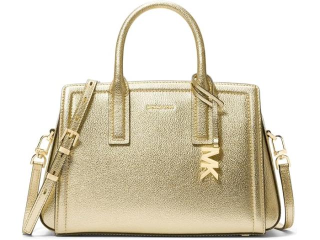 (取寄) マイケルコース レディース ライラ スモール サッチェル MICHAEL Michael Kors women Laila Small Satchel Pale Gold