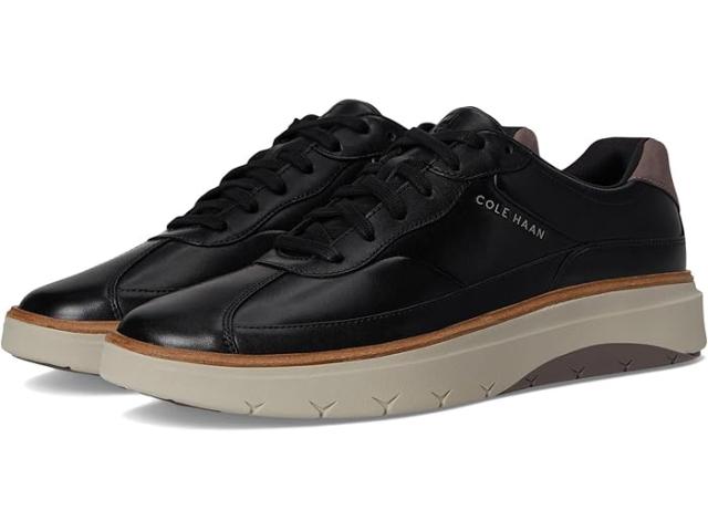 (取寄) コールハーン メンズ グランドプロ バイク トゥ スニーカー Cole Haan men Cole Haan Grandpro Featherarc Bike Toe Sneakers Black/Plum Kitten/Palomaの通販は