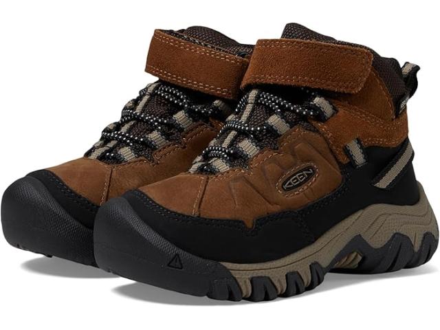 (取寄) キーン キッズ キッズ ターギー 4 ミッド ハイト デュラブル コンフォタブル ウォータープルーフ (トドラー/リトル キッド) KEEN Kids kids KEEN Kids Targhee 4 Mid Height Durable Comfortable Waterproof (Toddler/Little Kid) Bison/Brindle