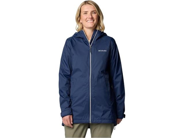 (取寄) コロンビア レディース プラス サイズ スイッチバック リ ライン ロング ジャケット Columbia women Plus Size Switchback II Lined Long Jacket Collegiate Navy