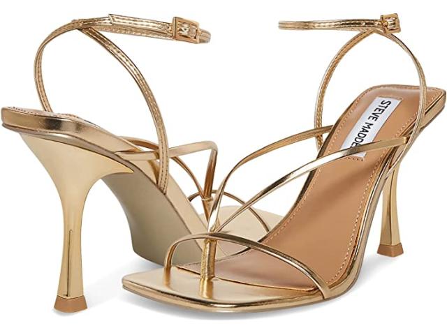 (取寄) スティーブマデン レディース アニー ヒールド サンダル Steve Madden women Steve Madden Annie Heeled Sandal Champagne