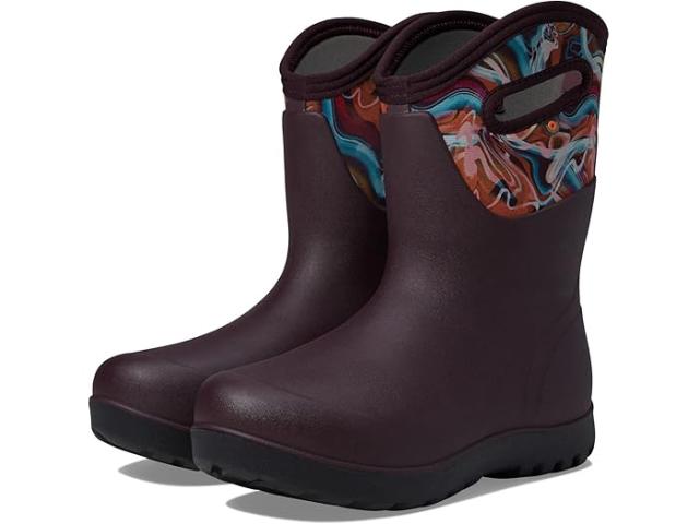 (取寄) ボグス レディース ネオ - クラシック ミッド グロッシー アブストラクト Bogs women Neo - Classic Mid Glossy Abstract Burgundy Multiの通販は 44,720円