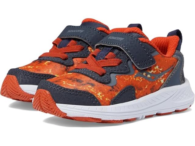 (取寄) サッカニー キッズ キッズ フラッシュ A/C 3.0 スニーカー (トドラー/リトル キッド/ビッグ キッド) Saucony Kids kids Saucony Kids Flash A/C 3.0 Sneakers (Toddler/Little Kid/Big Kid) Navy/Lava 1の通販は 16,570円