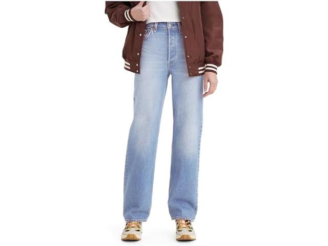 (取寄) リーバイス プレミアム レディース リブケージ スーパー ハイ ウェスト ストレート レッグ ジーンズ Levi's Premium women Levi's Premium Ribcage Super High Waist Straight Leg Jeans Samba Tango Lightの通販はその他パンツ