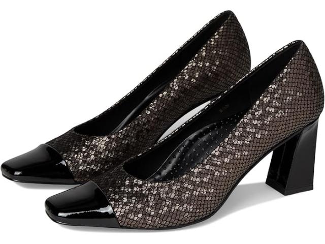 (取寄) ヴァネリ レディース  Vaneli women Fadela Gunl Preston/Black Pat