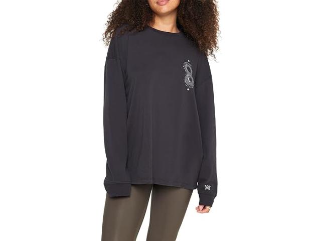 (取寄) スピリチュアル ギャングスター レディース ドリーマー デンバー ロング スリーブ ティー Spiritual Gangster women Spiritual Gangster 888 Dreamer Denver Long Sleeve Tee Vintage Blackの通販は