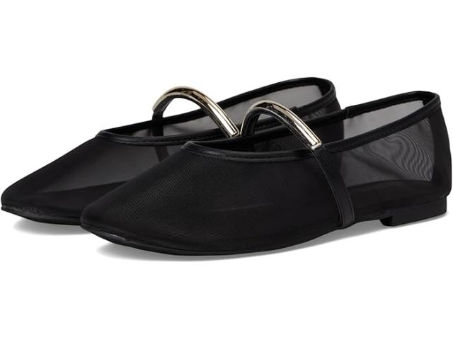 (取寄) マッデン ガール レディース  Madden Girl women Blaiine Black Mesh