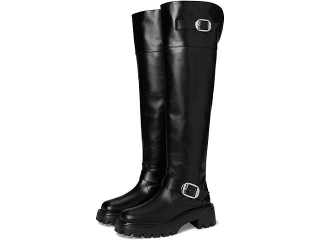 (取寄) スチュアート ワイツマン レディース エマソン モト トール ブート Stuart Weitzman women Stuart Weitzman Emerson Moto Tall Boot Blackの通販は 134,395円