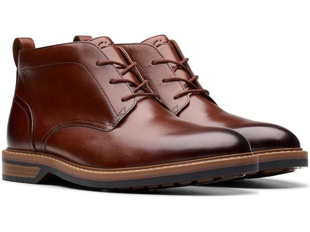 (取寄) クラークス メンズ チャッカ Clarks men Aldwin Chukka Mid Tan Leather