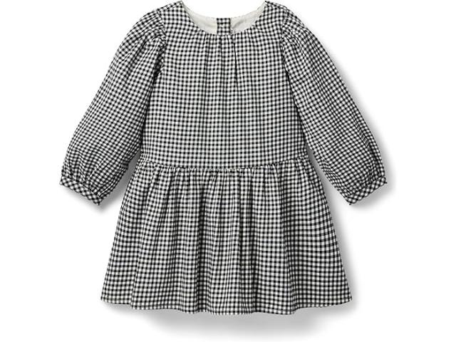 (取寄) ジャニー アンド ジャック ガールズ チェック ドレス (トドラー/リトル キッド/ビッグ キッド) Janie and Jack girls Check Dress (Toddler/Little Kid/Big Kid) Blackの通販は