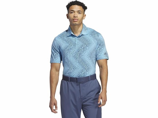 (取寄) アディダス ゴルフ メンズ アルティメット365 オール オーバー プリント ショート スリーブ ポロ adidas Golf men adidas Golf Ultimate365 All Over Print Short Sleeve Polo Semi Blue Burst/Preloved Inkの通販は