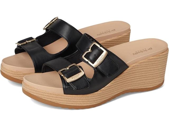 (取寄) ドクターショール レディース カリ ブリーズ Dr. Scholl's women Cali Breeze Black Smooth