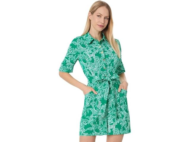 (取寄) リリー ピュリッツァー レディース ロンパー Upf 50+ Lilly Pulitzer women Sheldrake Romper Upf 50+ Fiddle Leaf Green Safari Partyの通販はサイクルウェア