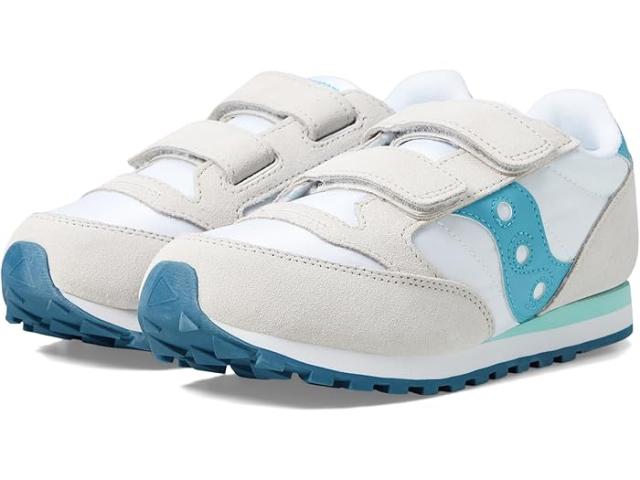 (取寄) サッカニー キッズ キッズ オリジナルス ジャズ ダブル フック アンド ループ (トドラー/リトル キッド/ビッグ キッド) Saucony Kids kids Saucony Kids Originals Jazz Double Hook & Loop (Toddler/Little Kid/Big Kid) White/Blue/Greenの通販は 17,200円