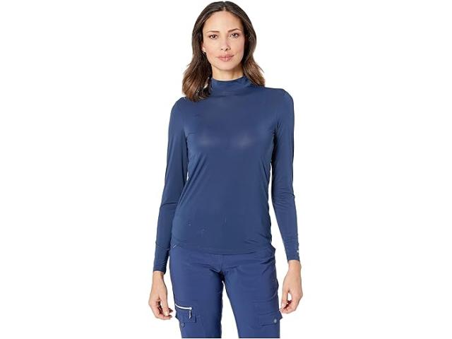 (取寄) ジェイミー サドック レディース サンセンス マンダリン カラー レイヤリング シャツ Jamie Sadock women Sunsense Mandarin Collar Layering Shirt Moonlit Navy