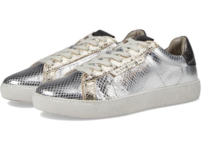 (取寄) オールセインツ レディース シーア メタリック スニーカー AllSaints women Sheer llic Sneaker Silver/Gold