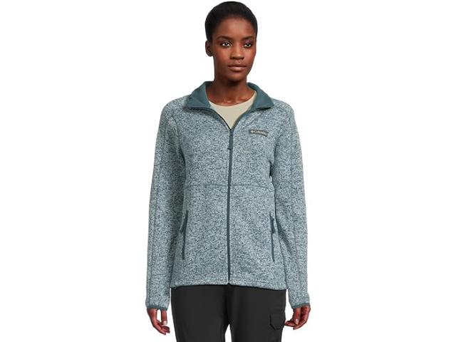 (取寄) コロンビア レディース セーター ウェザー フル ジップ リ Columbia women Sweater Weather Full Zip II Everblue Heather