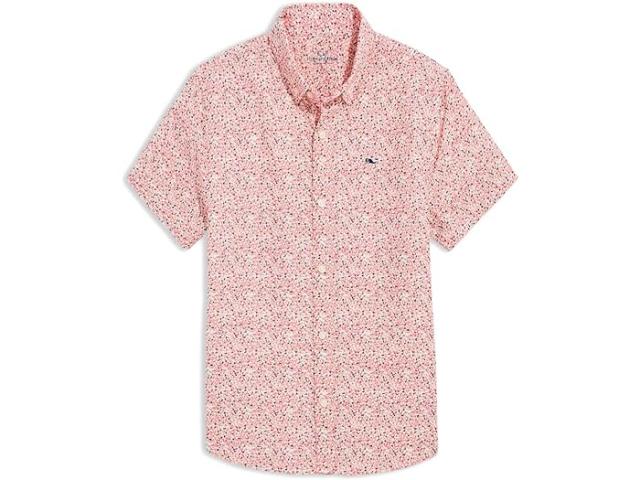 (取寄) ヴィンヤードヴァインズ キッズ ボーイズ ボーイズ プリンテッド ショート スリーブ シャツ (リトル キッド) Vineyard Vines Kids boys Vineyard Vines Kids Boys Printed Short Sleeves Shirt (Little Kid) Tiny Floral - Caymanの通販は